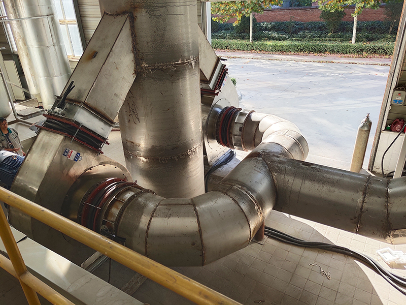 鄭通鍋爐引風機維修服務(wù)案例